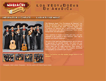 Tablet Screenshot of mariachiconnecticut.com